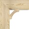Ekena Millwork Legacy Block Rough Sawn Bracket, Douglas Fir, 6"W x 18"D x 18"H BKT06X18X18LEC05RDF - alternate 4